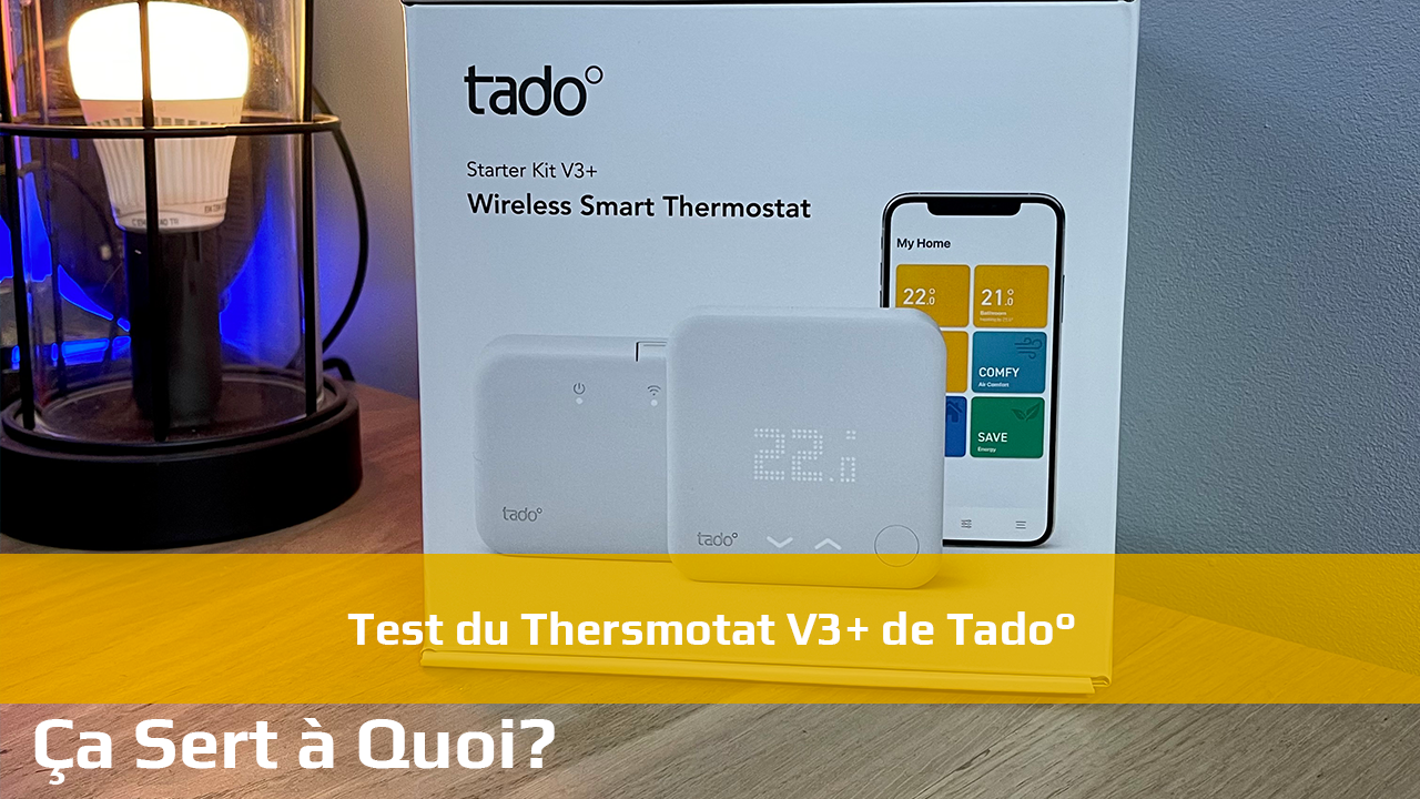 Thermostat intelligent TADO Thermostat - Kit de démarrage v2 Pas Cher 